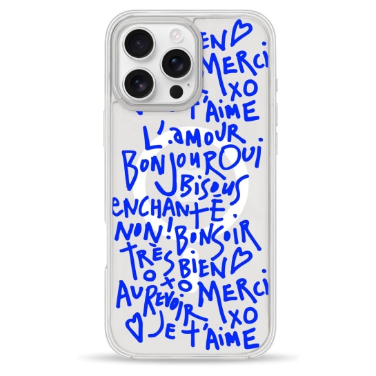 Чохол Pump Clear Case з MagSafe для iPhone 16 Pro Max Bonjour L