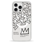 Чехол Pump Clear Case with MagSafe for iPhone 16 Pro Basquiat 2