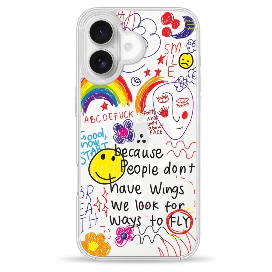 Чехол Pump Clear Case with MagSafe for iPhone 16 Because people - цена, характеристики, отзывы, рассрочка, фото 1