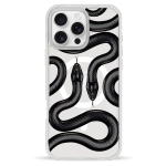 Чохол Pump Clear Case with MagSafe for iPhone 16 Pro Max Black Snake