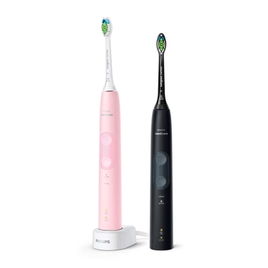 Набір електричних зубних щіток Philips Sonicare ProtectiveClean 4500 Black+Pink (HX6830/35) - цена, характеристики, отзывы, рассрочка, фото 1