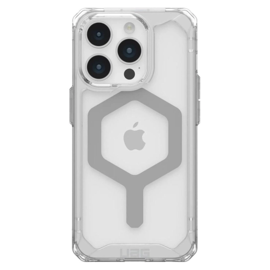 Чохол UAG Plyo Magsafe для iPhone 15 Pro Ice/Silver