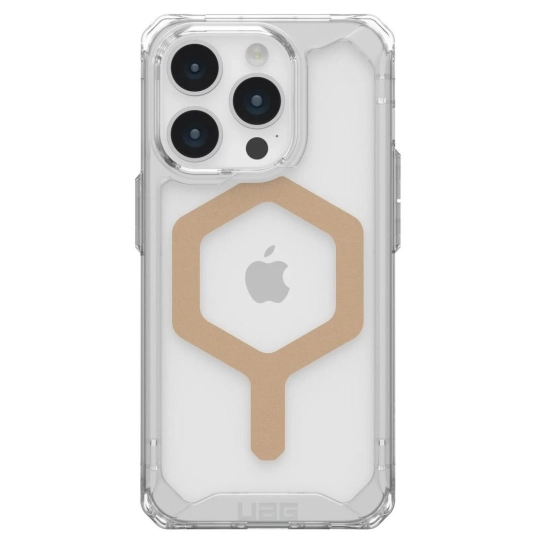 Чехол UAG Plyo Magsafe for iPhone 15 Pro Max Ice/Gold
