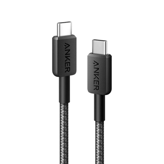 Кабель Anker 310 USB-C to USB-C - 0.9m 240W Nylon Black