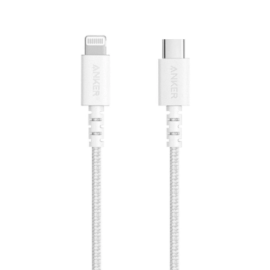 Кабель Anker PowerLine Select+ USB-C to Lightning - 0.9м V3 White - цена, характеристики, отзывы, рассрочка, фото 1