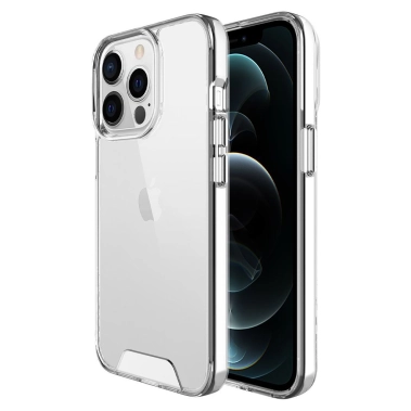 Чехол Space TPU Metal Buttons Case for iPhone 13 Pro Clear - цена, характеристики, отзывы, рассрочка, фото 1
