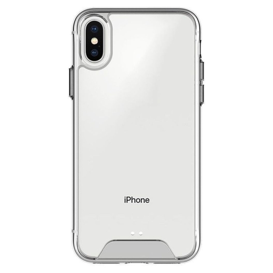 Чехол Space TPU Metal Buttons Case for iPhone X/Xs Clear - цена, характеристики, отзывы, рассрочка, фото 1