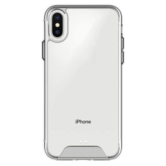 Чехол Space TPU Metal Buttons Case for iPhone X/Xs Clear