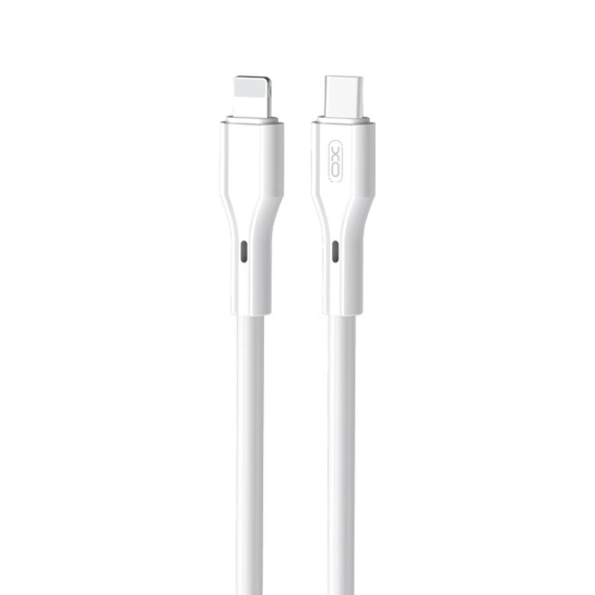 Кабель XO NBQ231A Rock Series Type-C to Lightning - 27W - 1m White - ціна, характеристики, відгуки, розстрочка, фото 1