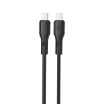 Кабель XO NBQ231B Rock Series Type-C to Type-C - 60W - 1m Black