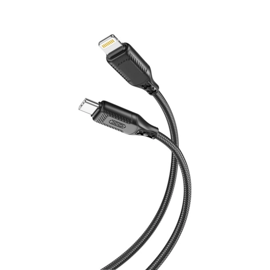 Кабель XO NBQ236A Braided Type-C to Lightning - 27W - 1m Black