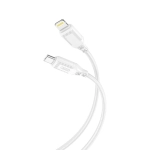 Кабель XO NBQ236A Braided Type-C to Lightning - 27W - 1m White