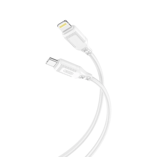 Кабель XO NBQ236A Braided Type-C to Lightning - 27W - 1m White