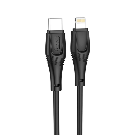 Кабель XO NBQ239A Zeus Series High Elastic Type-C to Lightning - 27W - 1m Black