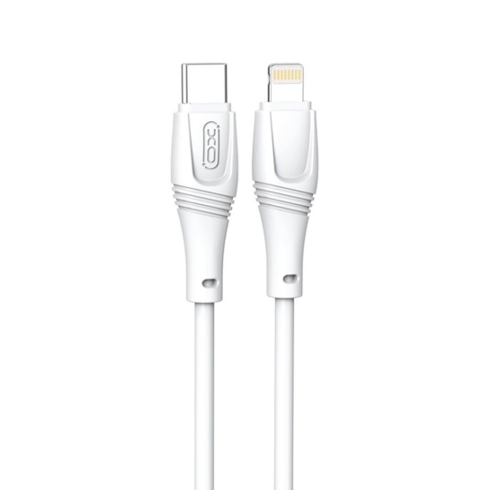 Кабель XO NBQ239A Zeus Series High Elastic Type-C to Lightning - 27W - 1m White