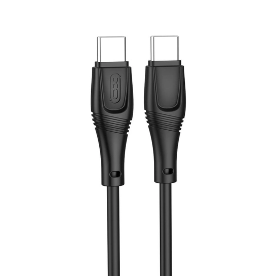 Кабель XO NBQ239B Zeus Series High Elastic Type-C to Type-C - 60W - 1m Black