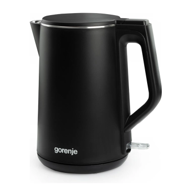 Електрочайник з подвійними стінками Gorenje K 15 DWBK (738060) - цена, характеристики, отзывы, рассрочка, фото 1