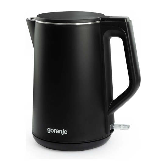Електрочайник з подвійними стінками Gorenje K 15 DWBK (738060)