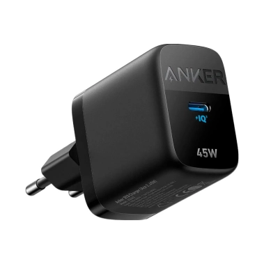 Мережевий зарядний пристрій ANKER PowerPort 313 - 45W PD + PPS USB-C Black - цена, характеристики, отзывы, рассрочка, фото 1
