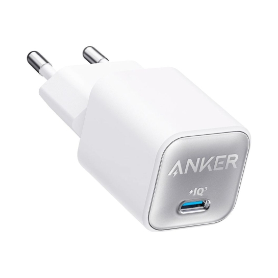 Сетевое зарядное устройство ANKER PowerPort 511 Nano III - 30W USB-C White - цена, характеристики, отзывы, рассрочка, фото 1