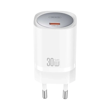 Мережевий зарядний пристрій XO CE20 - 33W Single port USB-C PD30W/PPS33W White - цена, характеристики, отзывы, рассрочка, фото 1