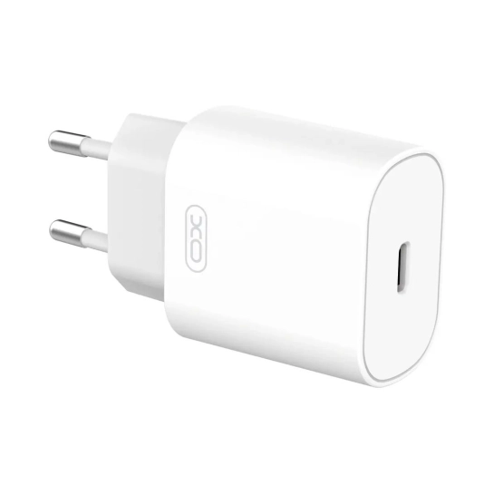 Мережевий зарядний пристрій XO L91 - 25W PD Single port USB-C White