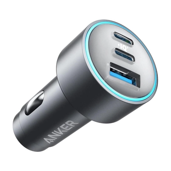Автомобільний зарядний пристрій ANKER PowerDrive 325-67W PD + 22.5W USB-A Black