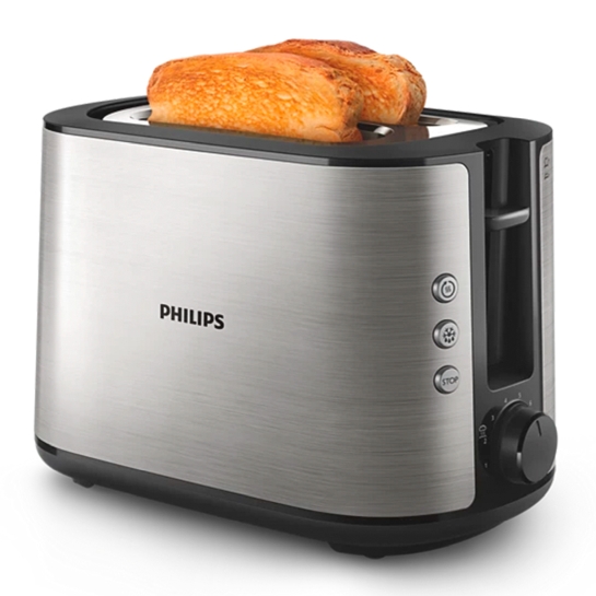 Тостер Philips Viva Collection (HD2650/90) - ціна, характеристики, відгуки, розстрочка, фото 1