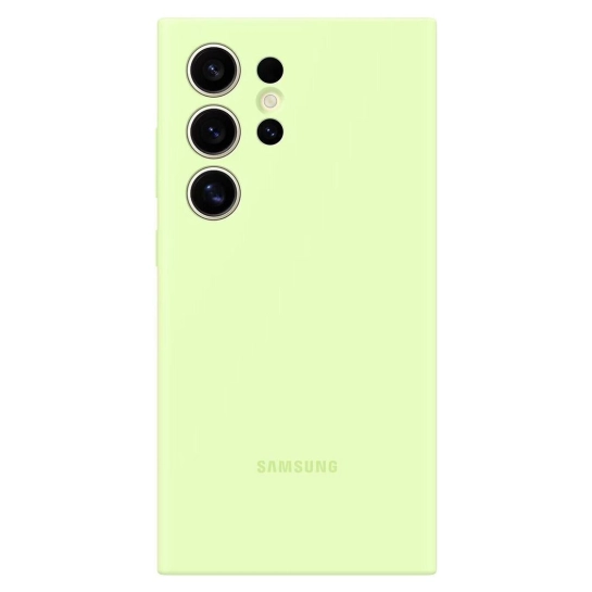 Чехол Silicone Case for Samsung Galaxy S24 Ultra (S928) Light Green (EF-PS928TGEGWW)