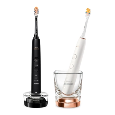 Набір електричних зубних щіток Philips Sonicare DiamondClean 9000 Series Pink&Black (HX9914/69) - цена, характеристики, отзывы, рассрочка, фото 1