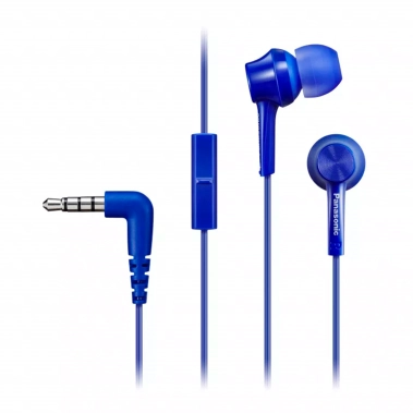 Вакуумные наушники Panasonic Blue (RP-TCM115GC-A) - цена, характеристики, отзывы, рассрочка, фото 1