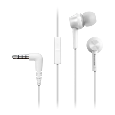 Вакуумні навушники Panasonic White (RP-TCM115GC-W) - цена, характеристики, отзывы, рассрочка, фото 1