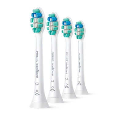 Насадки для щітки Philips Sonicare C2 Optimal Plaque Defence 4 шт. (HX9024/10) - цена, характеристики, отзывы, рассрочка, фото 1