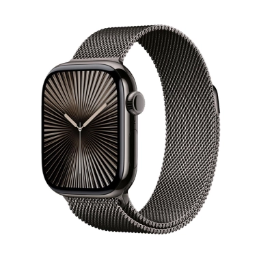 Б/У Apple Watch 10 + LTE 46mm Slate Titanium Case with Slate Milanese Loop L/M (Отличное) - цена, характеристики, отзывы, рассрочка, фото 1