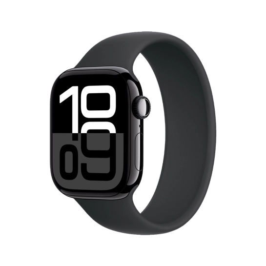 Б/У Apple Watch 10 42mm Jet Black Aluminium Case with Black Solo Loop S/M (Відмінний)