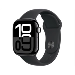 Б/У Apple Watch 10 42mm Jet Black Aluminium Case with Black Sport Band S/M (Ідеальний)