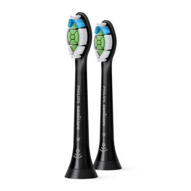 Насадки для зубной щітки Philips Sonicare W2 Optimal 2 шт. Black (HX6062/13) - цена, характеристики, отзывы, рассрочка, фото 1