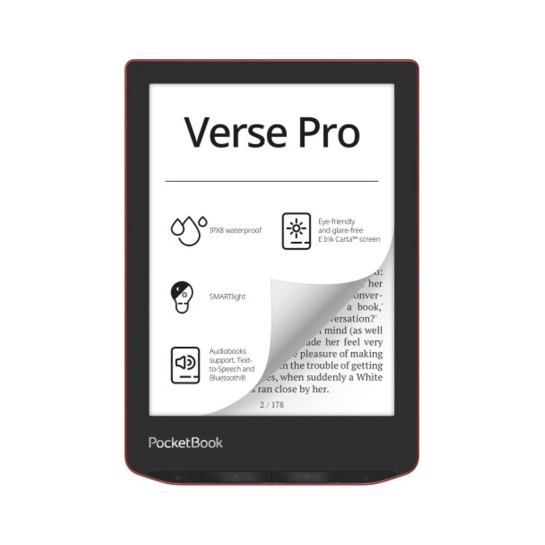 Електронна книга Pocketbook 634 Verse Pro, Passion Red (PB634-3-CIS)