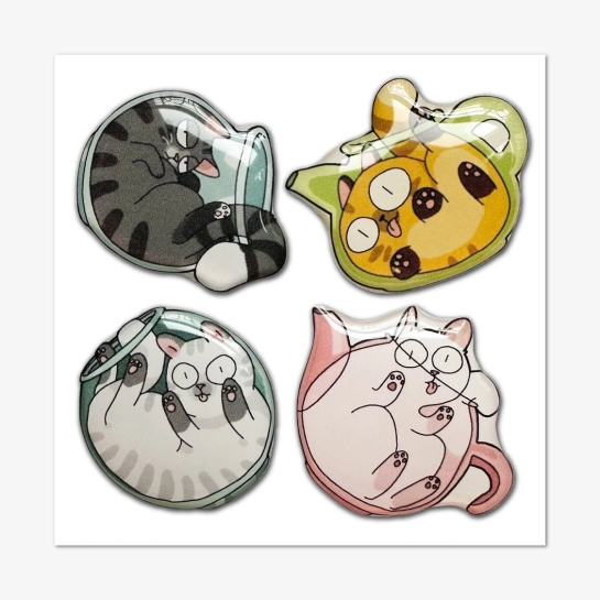 Стікерпак Pump Liquid cats