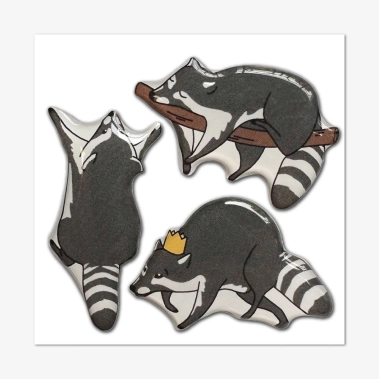 Стікерпак Pump Raccoons - цена, характеристики, отзывы, рассрочка, фото 1