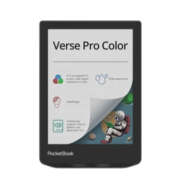 Електронна книга Pocketbook 634K3 Verse Pro Color, StormySea (PB634K3-1-CIS) - цена, характеристики, отзывы, рассрочка, фото 1