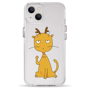 Чохол Pump Clear Case for iPhone 13 Angry Сat With Horns - цена, характеристики, отзывы, рассрочка, фото 1