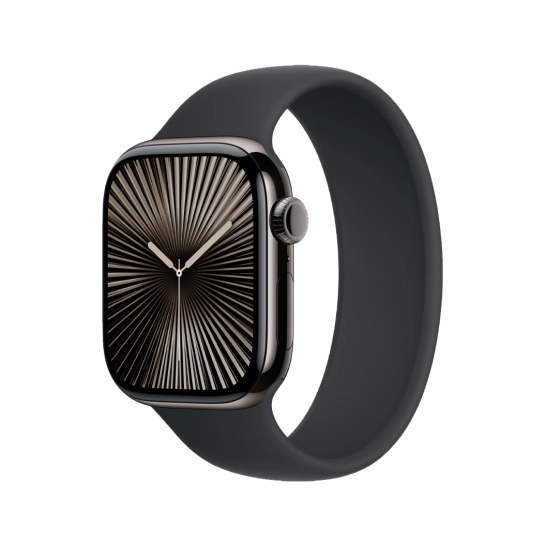 Б/У Apple Watch 10 42mm Slate Titanium Case with Black Solo Loop (Отличное)
