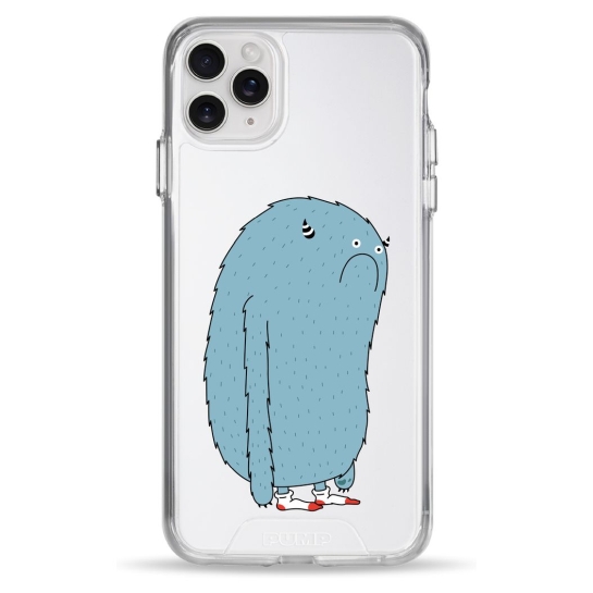 Чехол Pump Clear Case for iPhone 11 Pro Max Blue Monster - цена, характеристики, отзывы, рассрочка, фото 1