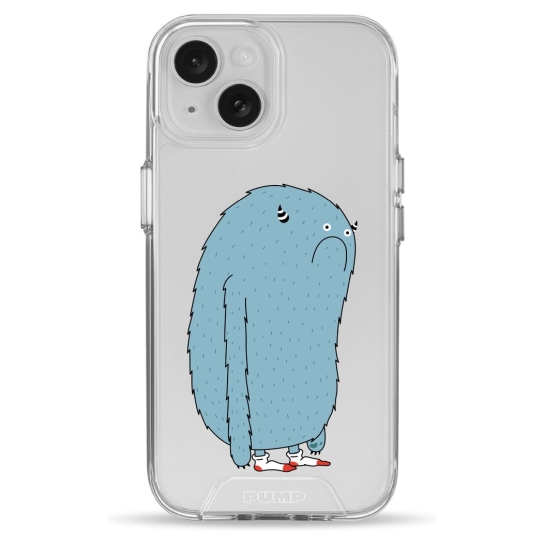 Чехол Pump Clear Case for iPhone 15 Blue Monster - цена, характеристики, отзывы, рассрочка, фото 1