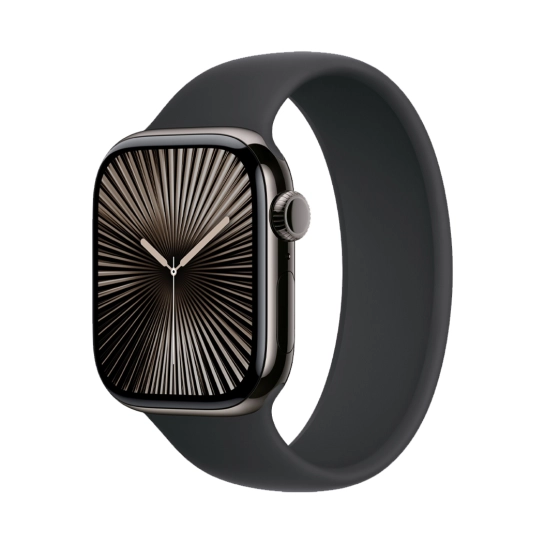 Б/У Смарт-годинник Apple Watch 10 46mm Slate Titanium Case with Black Solo Loop (Відмінний)