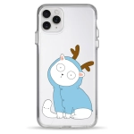 Чохол Pump Clear Case for iPhone 11 Pro Max Cat With Deer Horns