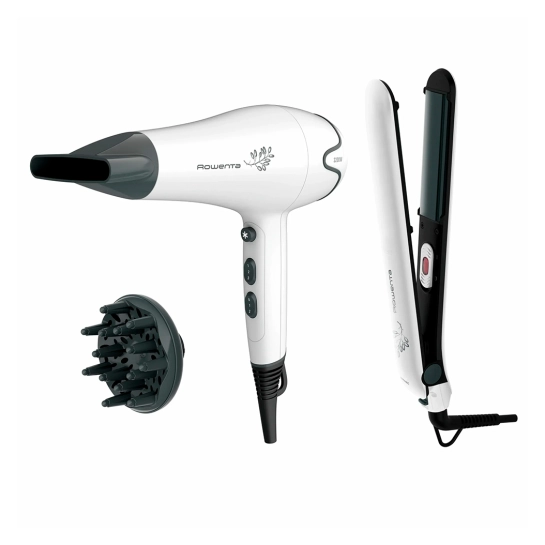 Комплект фен и выпрямитель для волос Rowenta Pure Collection (YD3057F0)