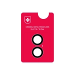 Лінза на камеру +NEU Chatel Metal Frame Lens Protector Glass for iPhone 16/16 Plus Black