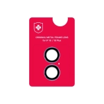 Лінза на камеру +NEU Chatel Metal Frame Lens Protector Glass for iPhone 16/16 Plus Blue